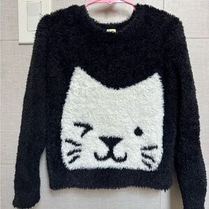 Harper Canyon Black and White Cat Sweater